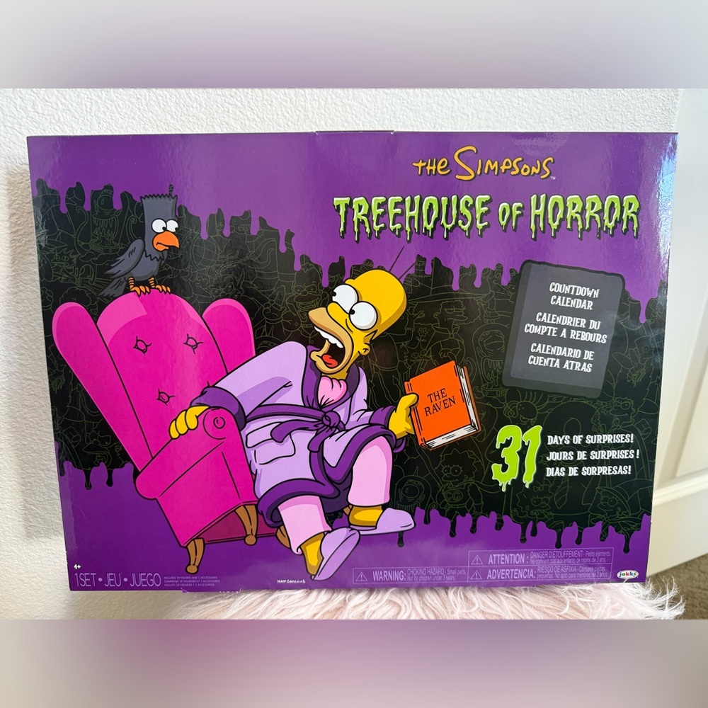NEW The Simpsons Treehouse of Horror Advent Calendar 31 days Halloween